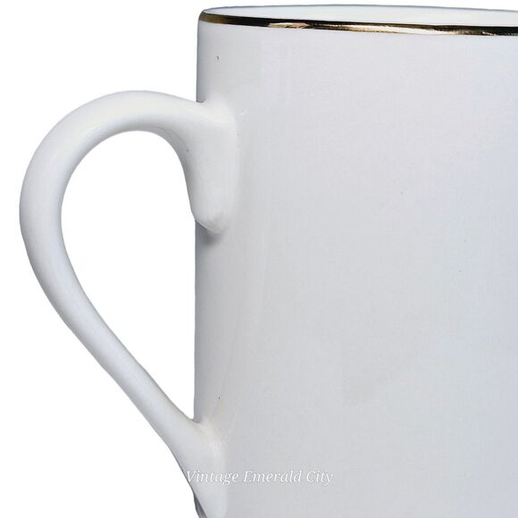 Japanese Geisha Girl Tea Cup Ceramic Painted Design Coffee Mug Gold Trim Orange - Picture 13 of 13